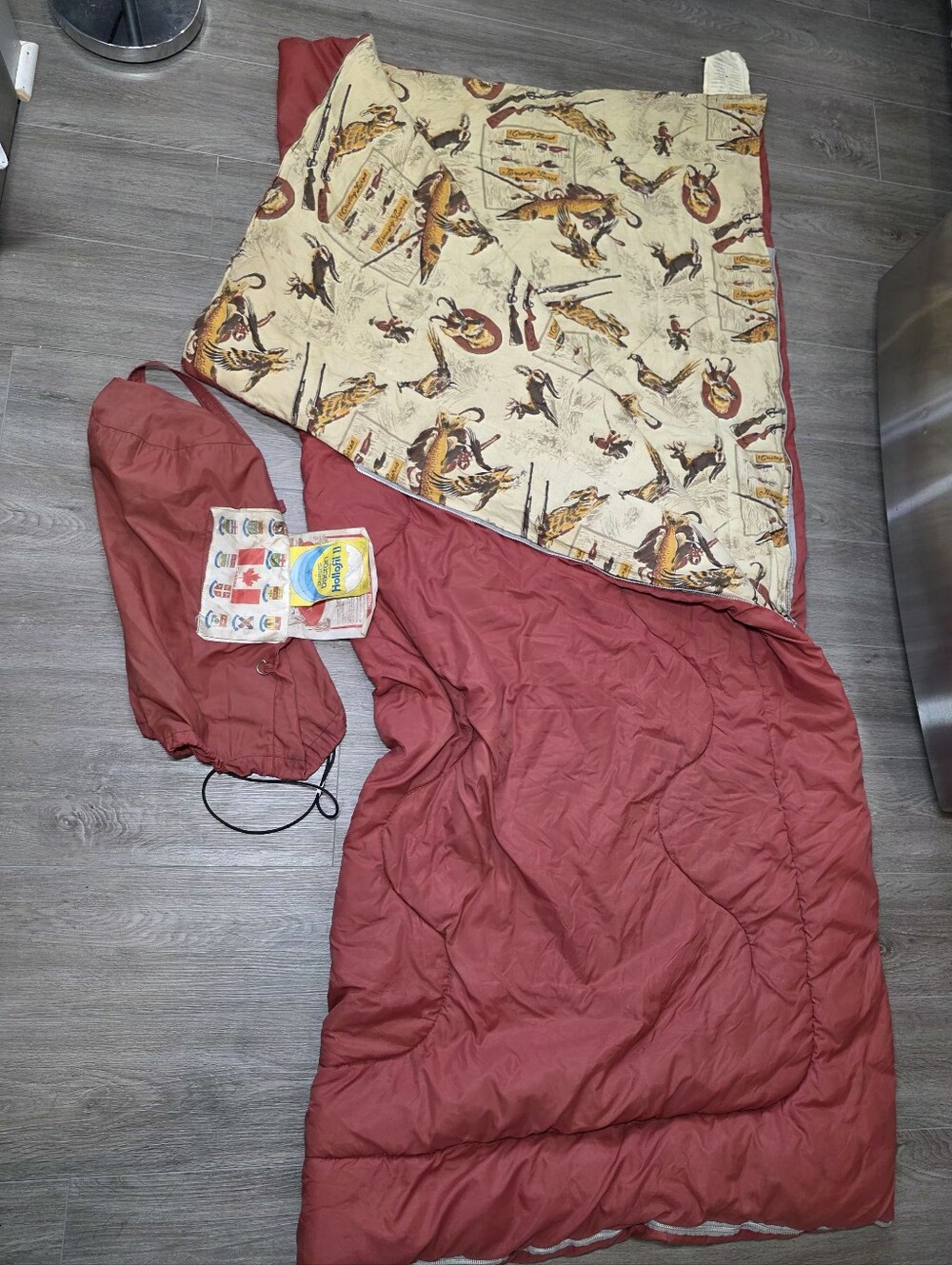 Rare Vintage MasterCraft Iroquois Sleeping Bag Canadian Tire Hunting Fishing